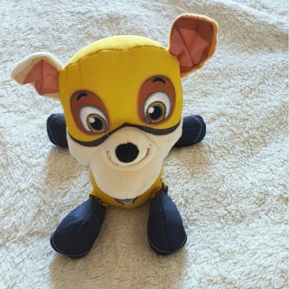 Paw Patrol Rubble Super Pups Pals 5' Plush Spin Master Stuffed Animal Plush‎ Dog